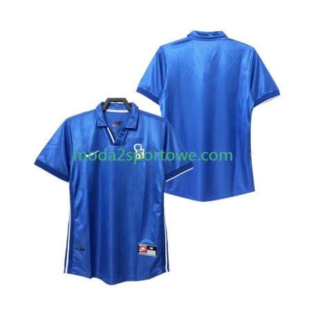 Koszulka Włochy Retro Domowe Stroje Piłkarskie 1998 Krótki Rękaw